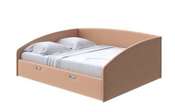 Кровать 2-спальная Bono 180х200, Экокожа (Латунный перламутр) в Вологде