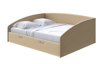 Кровать двуспальная Bono 180х200, Экокожа (Золотой перламутр) в Вологде