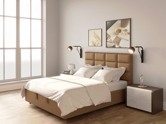 Двуспальная кровать Chocolate 1600х2000 с подъёмным механизмом в Вологде - изображение