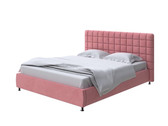 Кровать Corso-3 160х200, Велюр (Ultra Ягодный сорбет) в Вологде - изображение