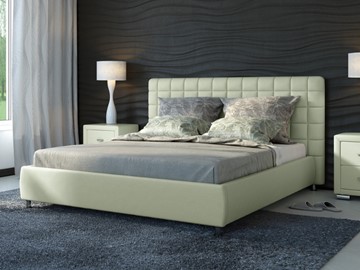 Кровать Corso-3 200x200, Экокожа (Зеленое яблоко) в Вологде - предосмотр