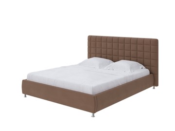 Кровать двуспальная Corso-3 200x200, Велюр (Forest 514 Светло-коричневый) в Вологде