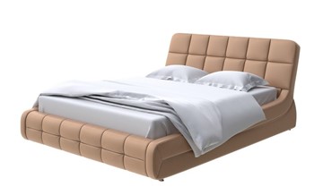 Кровать двуспальная Corso-6 140x200, Экокожа (Бронзовый перламутр) в Вологде - предосмотр