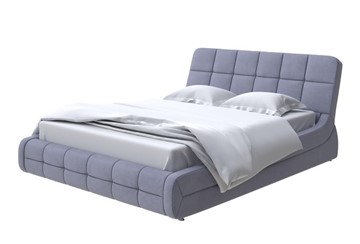 Спальная кровать Corso-6 140x200, Велюр (Casa Благородный серый) в Вологде