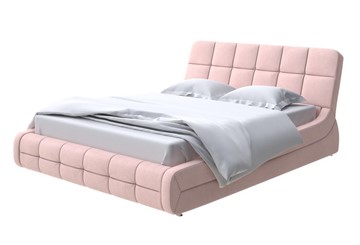 Кровать 2-х спальная Corso-6 140x200, Велюр (Ultra Розовый мусс) в Вологде
