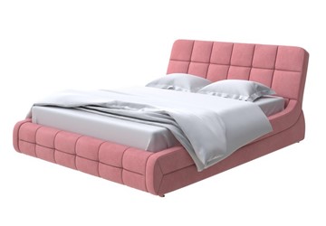 Спальная кровать Corso-6 140x200, Велюр (Ultra Ягодный сорбет) в Вологде
