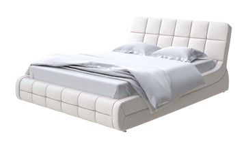 Кровать спальная Corso-6 160х200, Велюр (Scandi Cotton 3 Лён) в Вологде