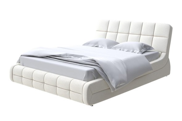 Кровать 2-спальная Corso-6 200х200, Искусственная шерсть (Лама Лён) в Вологде - изображение