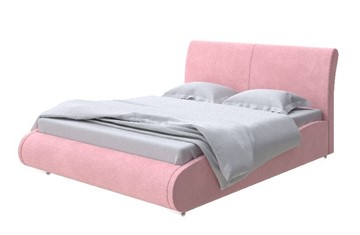 Кровать в спальню Corso-8 Lite 140x200, Велюр (Casa Жемчужно-розовый) в Вологде