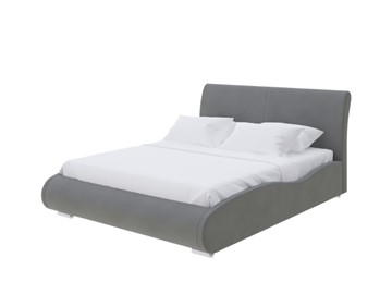 Кровать в спальню Corso-8 Lite 140x200, Велюр (Forest 17 Серый) в Вологде