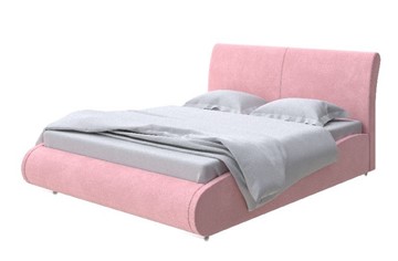 Кровать в спальню Corso-8 Lite 160х200, Велюр (Casa Жемчужно-розовый) в Вологде