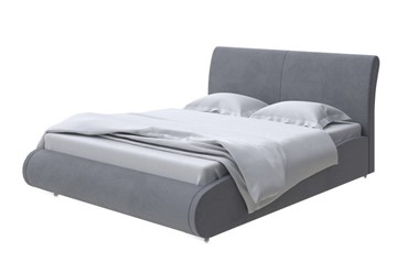 Двуспальная кровать Corso-8 Lite 180х200, Велюр (Ultra Мокрый асфальт) в Вологде