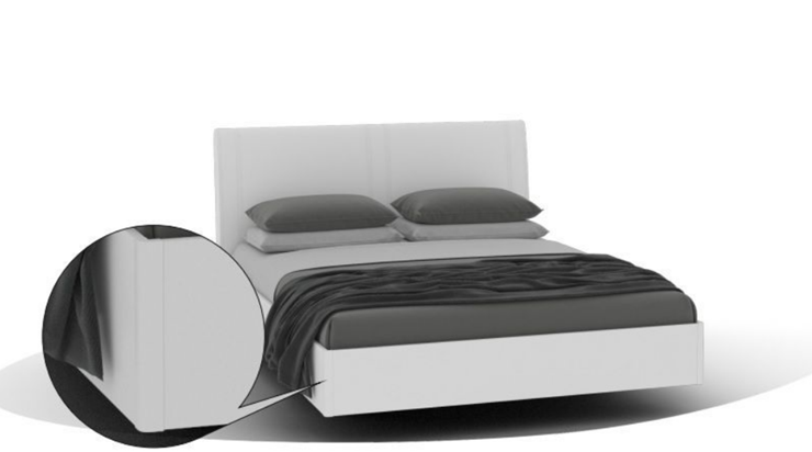 Кровать 2-х спальная Domenica, Кр-06 (1600), без ГПМ в Вологде - изображение 1