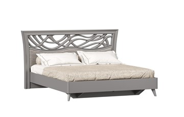 Двуспальная кровать Джулия 1800 с кроватным основанием, Оникс Серый в Вологде - предосмотр