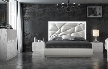 Двуспальная кровать FRANCO KIU 1242 с LED подсветкой изголовья (180х200) в Вологде - предосмотр 5