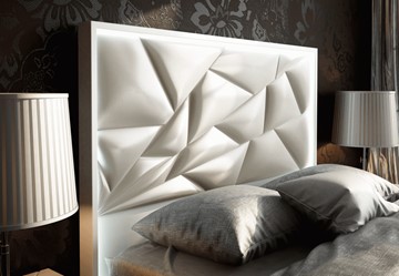 Двуспальная кровать FRANCO KIU 1242 с LED подсветкой изголовья (180х200) в Вологде - предосмотр 9