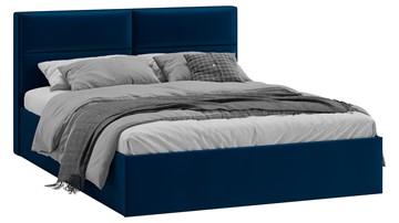 Кровать в спальню Глосс Тип 1 (Велюр Confetti Blue) в Вологде