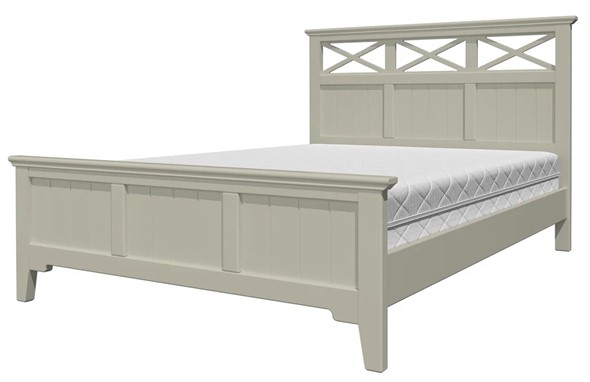 Кровать двуспальная Грация-5 с фисташковым карнизом (Фисташковый) 160х200 в Вологде - изображение