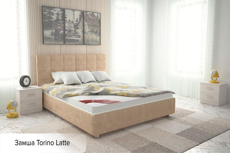 Двуспальная кровать Капри 180х200 (с основанием) в Вологде - изображение 11