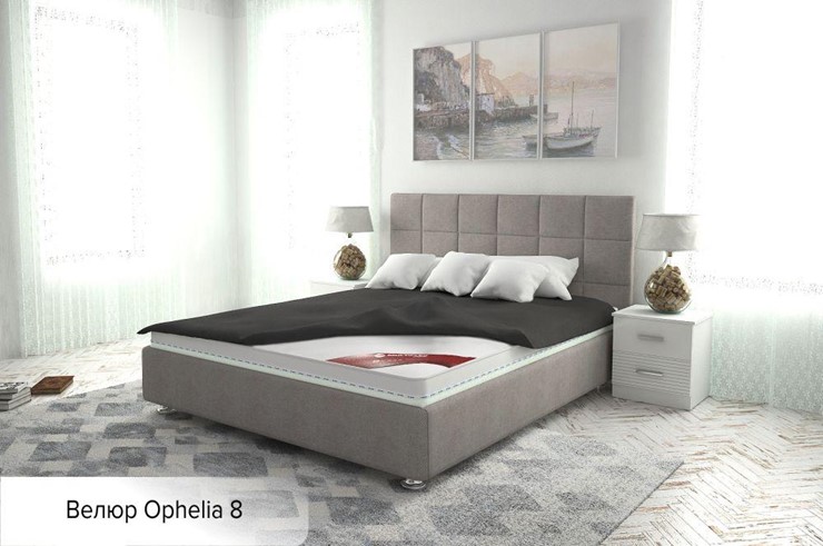 Двуспальная кровать Капри 180х200 (с основанием) в Вологде - изображение 14