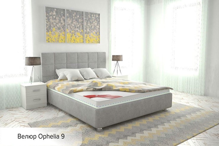 Двуспальная кровать Капри 180х200 (с основанием) в Вологде - изображение 15