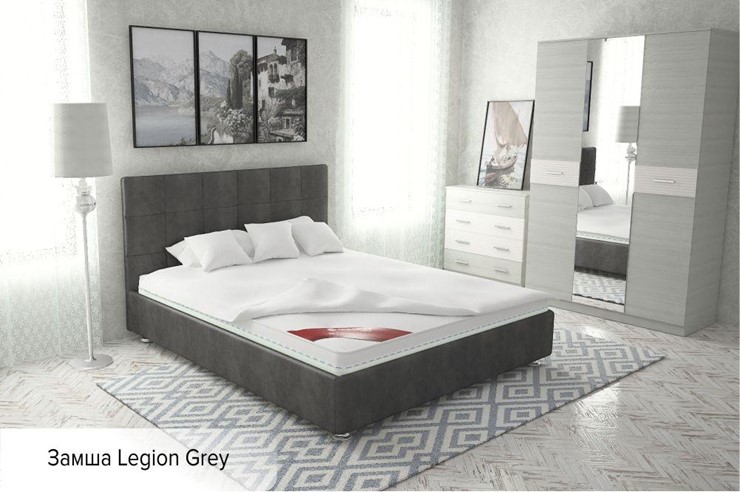 Двуспальная кровать Капри 180х200 (с основанием) в Вологде - изображение 4