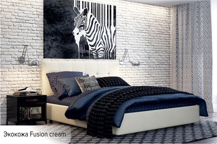 Двуспальная кровать Капри 180х200 (с основанием) в Вологде - изображение 10
