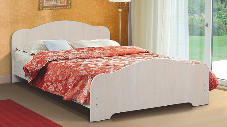 Спальная кровать ЛДСП 1600х200 в Вологде - изображение 1