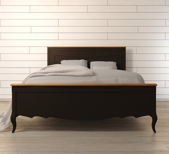 Кровать 2-спальная Leontina (ST9341/16BLK) Черный в Вологде - изображение 1