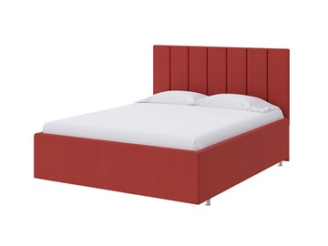 Кровать 2-х спальная Modern Large 180х200, Велюр (Forest 13 Красный) в Вологде