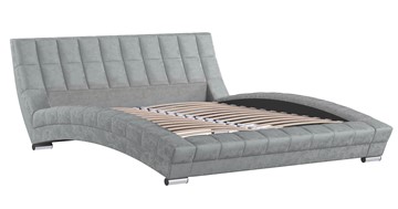 Кровать двуспальная Оливия 160 арт. Дарлинг грей сандал (светло-серый) с основанием в Вологде - предосмотр 2