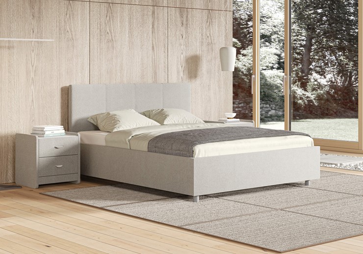 Спальная кровать Prato 200х200 с основанием в Вологде - изображение 4