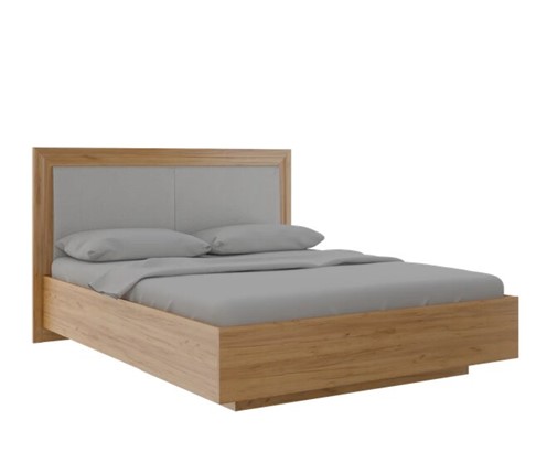 Спальная кровать с подъемным механизмом Глэдис М33 (Дуб золотой) в Вологде - изображение