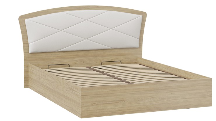 Спальная кровать с подъемным механизмом Сэнди Тип 1 без заглушины (Вяз благородный/Белый) в Вологде - изображение 1