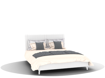 Кровать двуспальная Siena (КМ-01, 1600) под ПМ в Вологде