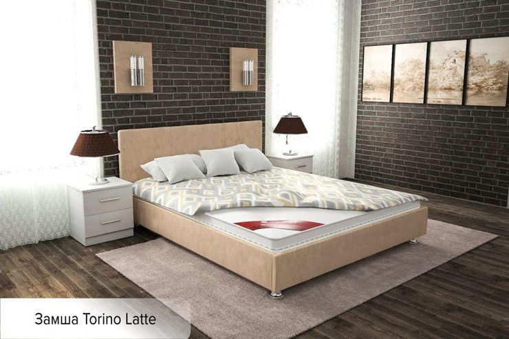 Двуспальная кровать Вена 160х200 (с основанием) в Вологде - изображение 3