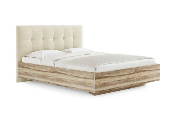 Кровать двуспальная Vena (ясень ориноко) 160х190 с основанием в Вологде - изображение