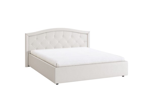 Кровать Верона 1,6 белый (экокожа) в Вологде - изображение
