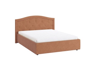 Двуспальная кровать Верона 2 1.4, персик (велюр) в Вологде