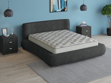 Кровать 2-спальная Zephyr 160х200, (Велсофт Графит) в Вологде - предосмотр