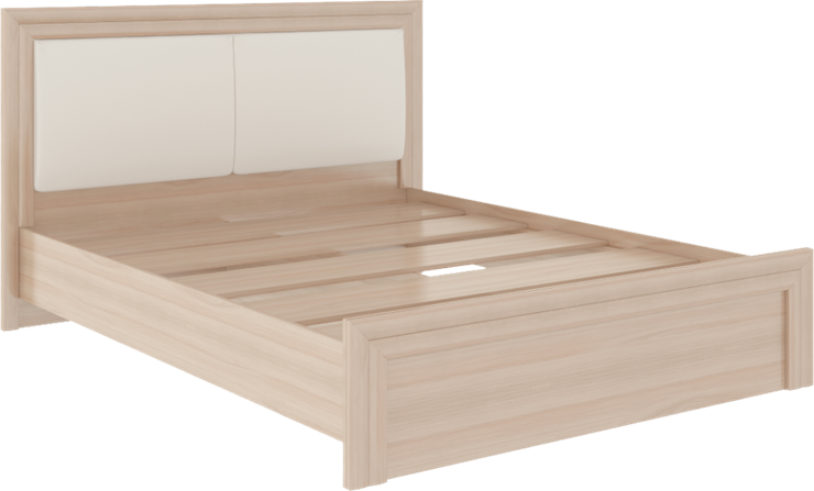 Кровать Глэдис М31 (Шимо светлый/Белый текстурный) в Вологде - изображение 1