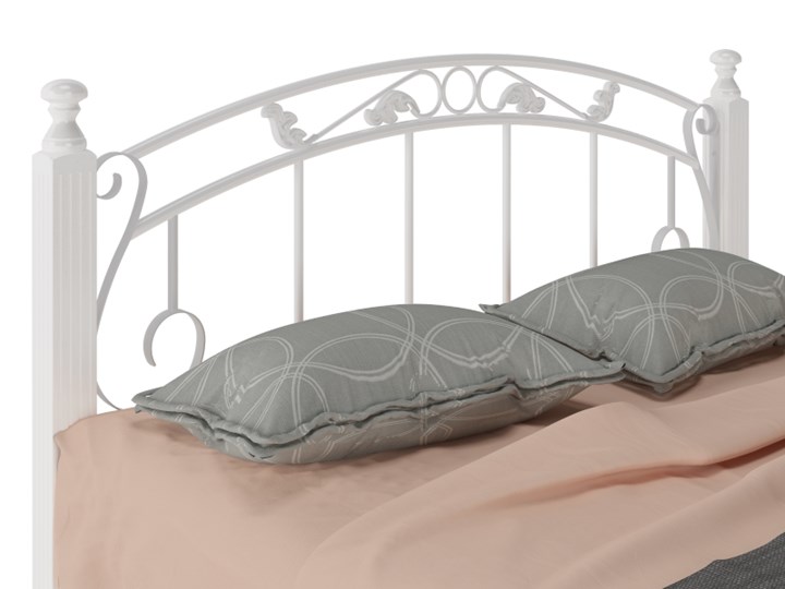 Кровать двуспальная Гарда 5, 160х200, белая в Вологде - изображение 1