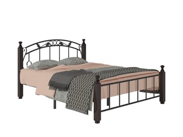 Кровать 2-х спальная Гарда 5, 160х200, черная в Вологде - предосмотр 1