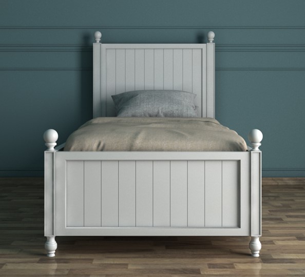 Спальная кровать Palermo, (PL1009), белый в Вологде - изображение 1