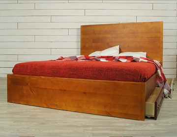 Спальная кровать Gouache Birch с ящиками (M10516ETG/4) в Вологде - предосмотр 3