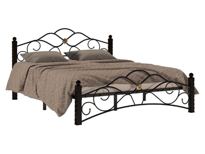 Кровать спальная Гарда 3, 160х200, черная в Вологде - изображение 1