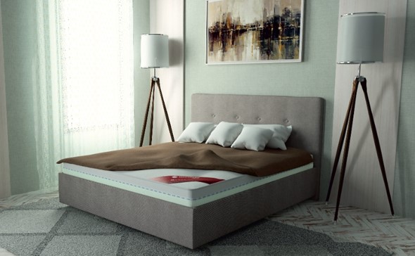 Кровать с механизмом 1.5-спальная Флоренция 140х200 (с коробом) в Вологде - изображение