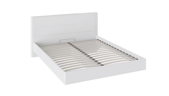 Кровать 2-спальная Наоми 1600, цвет Белый глянец СМ-208.01.01 в Вологде - изображение
