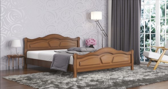 Кровать полутороспальная Легенда 140*195 с основанием в Вологде - изображение