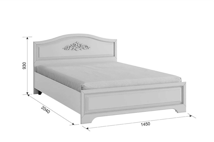 Кровать 1.4 (комфорт) Белла (1400х2000) в Вологде - изображение 4